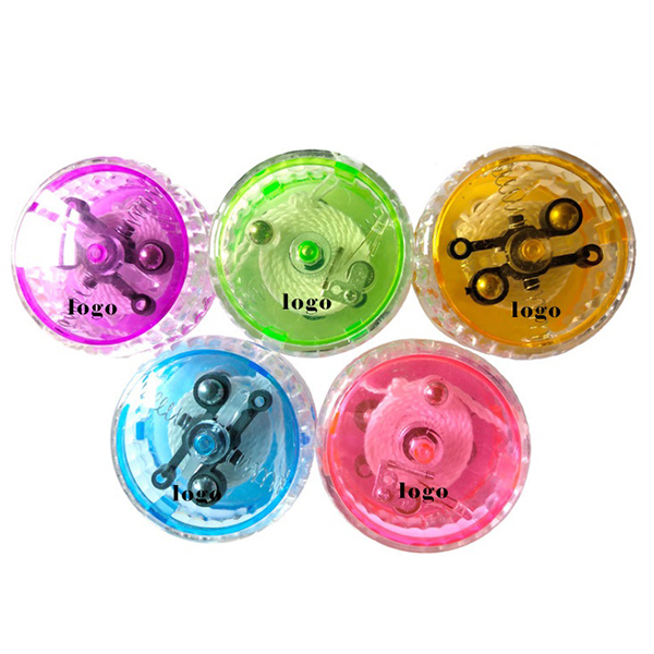 Plastic Clear LED Glow Yo-Yo 2