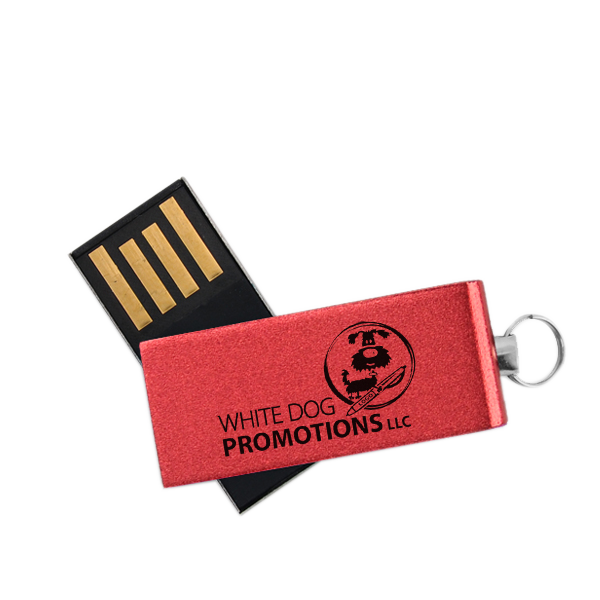 Willowbrook Aluminum Swivel USB with Small Key Ring 7