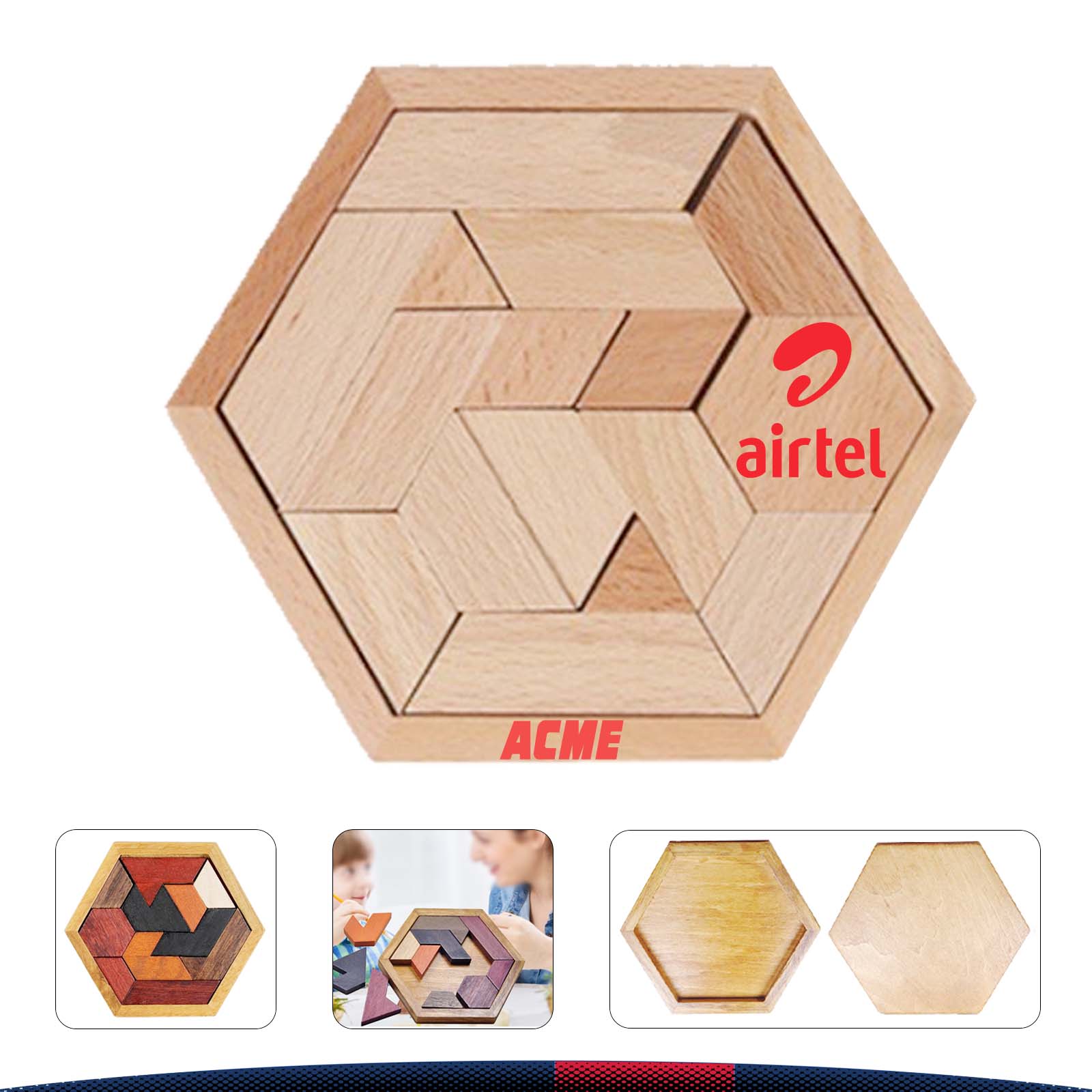 Wooden Brain Teaser Puzzles 2