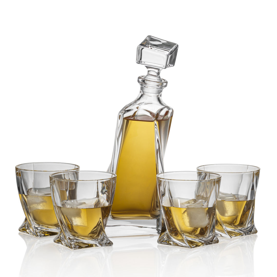 Bonham Decanter & Set, custom bottle opener with logo imprint 2