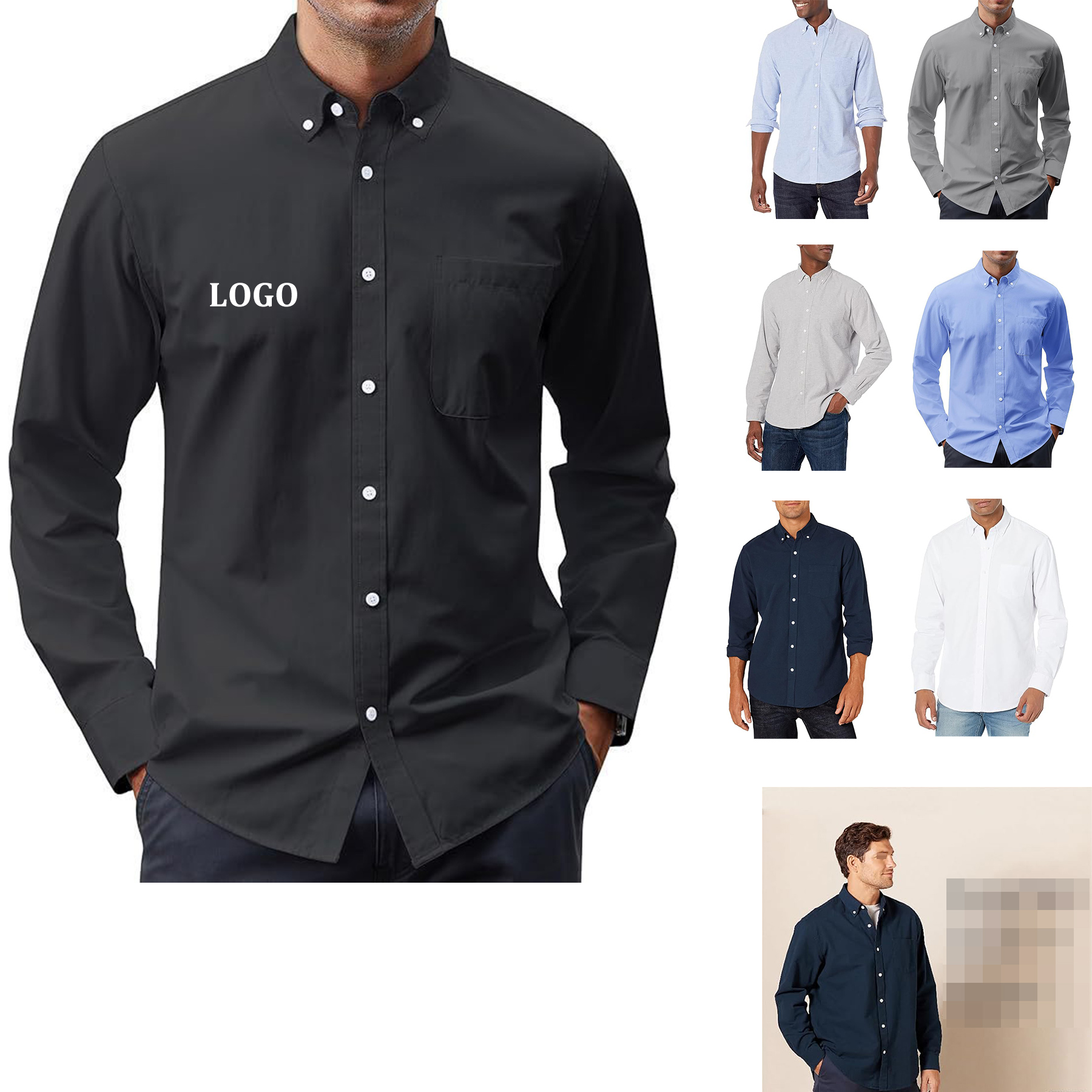 Men's Casual Long Sleeved Shirt 3