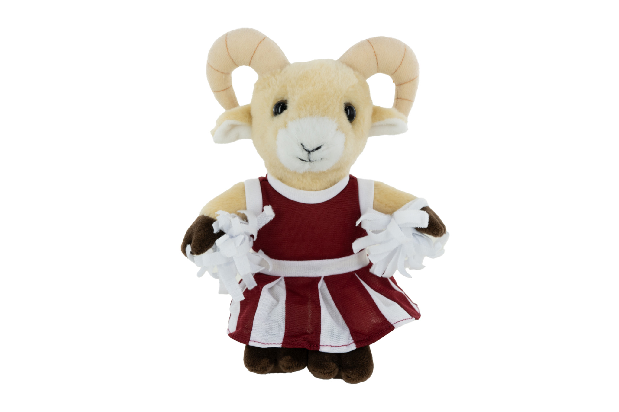 Plush Ram with a Cheerleader Outfit