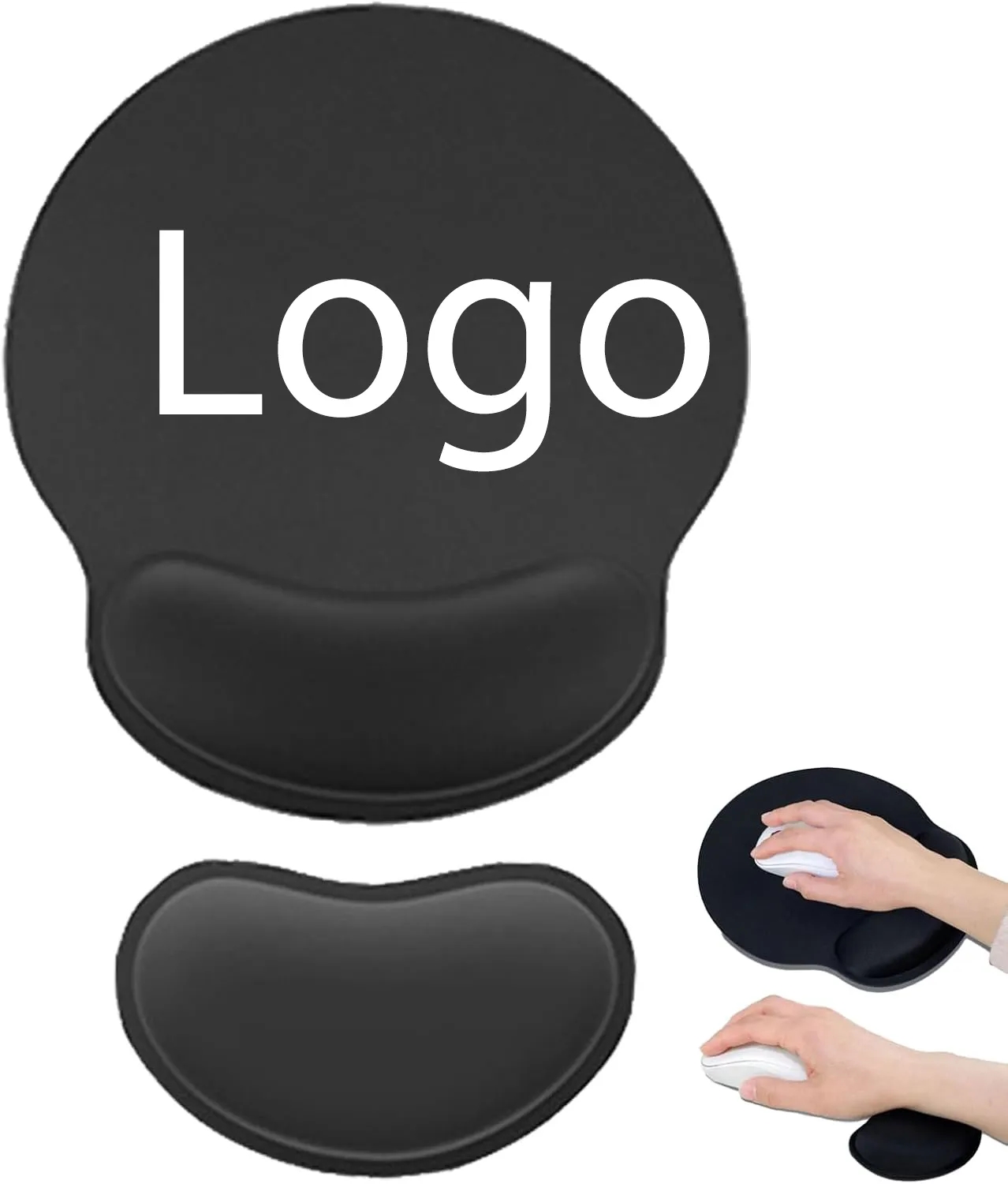 Mouse Pad with Memory Foam Wrist Support 2