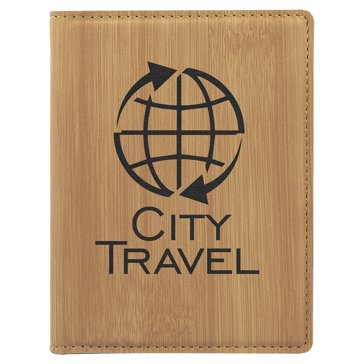 Bamboo Leatherette Passport Holder 6