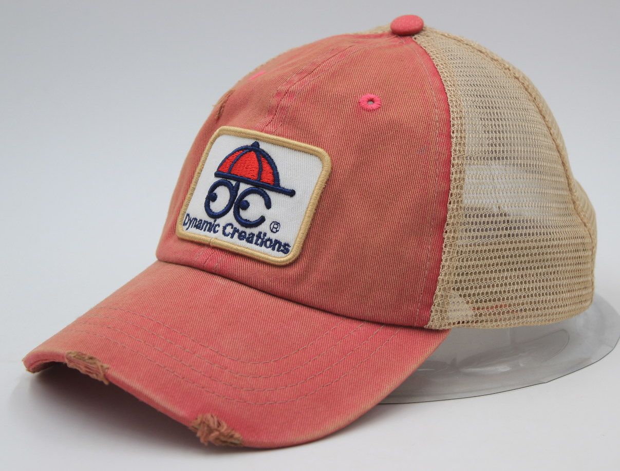 Trucker ca6 Panel Washed Pigment Dyed Soft Mesh Back