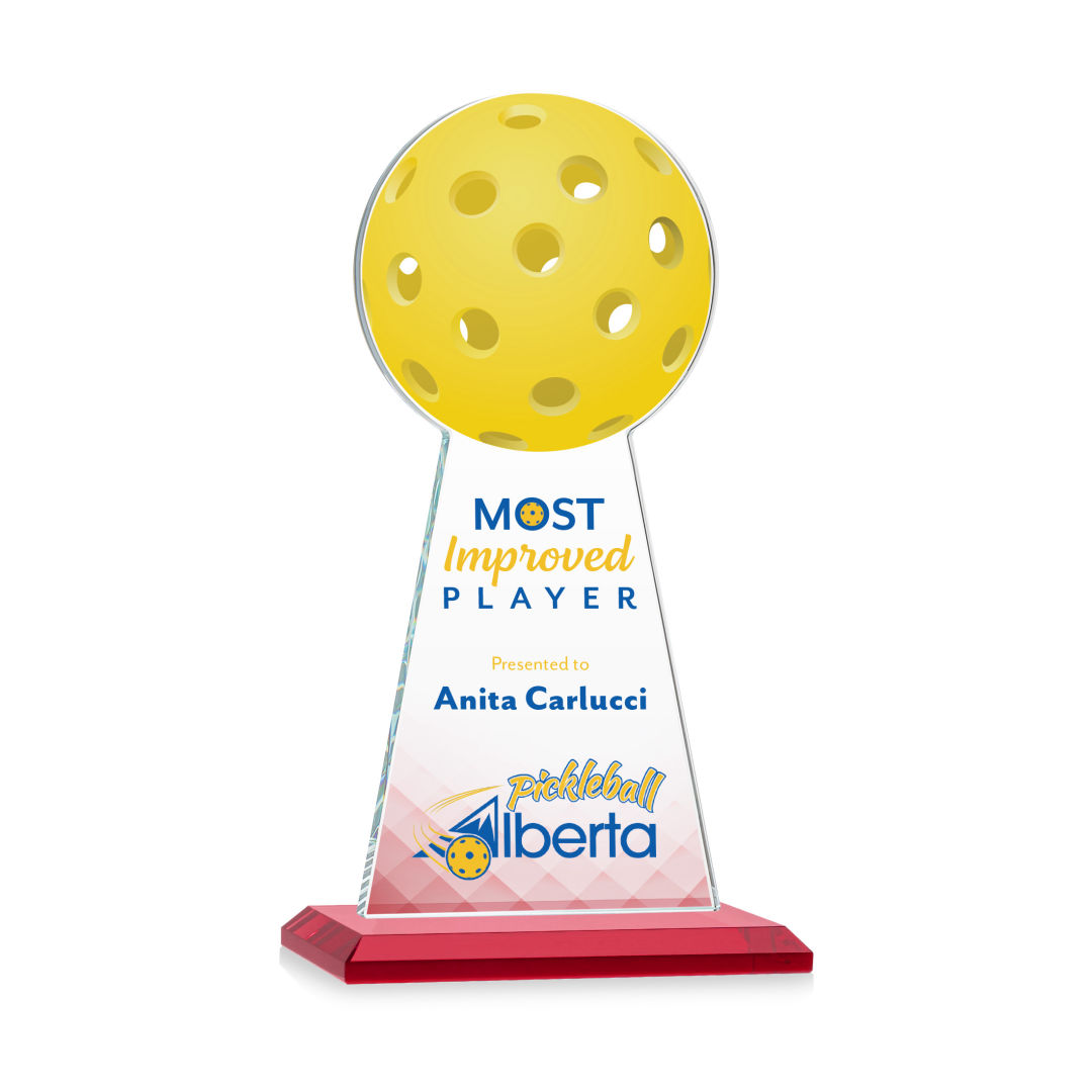 Edenwood Pickleball VividPrint™ Award - Red 7
