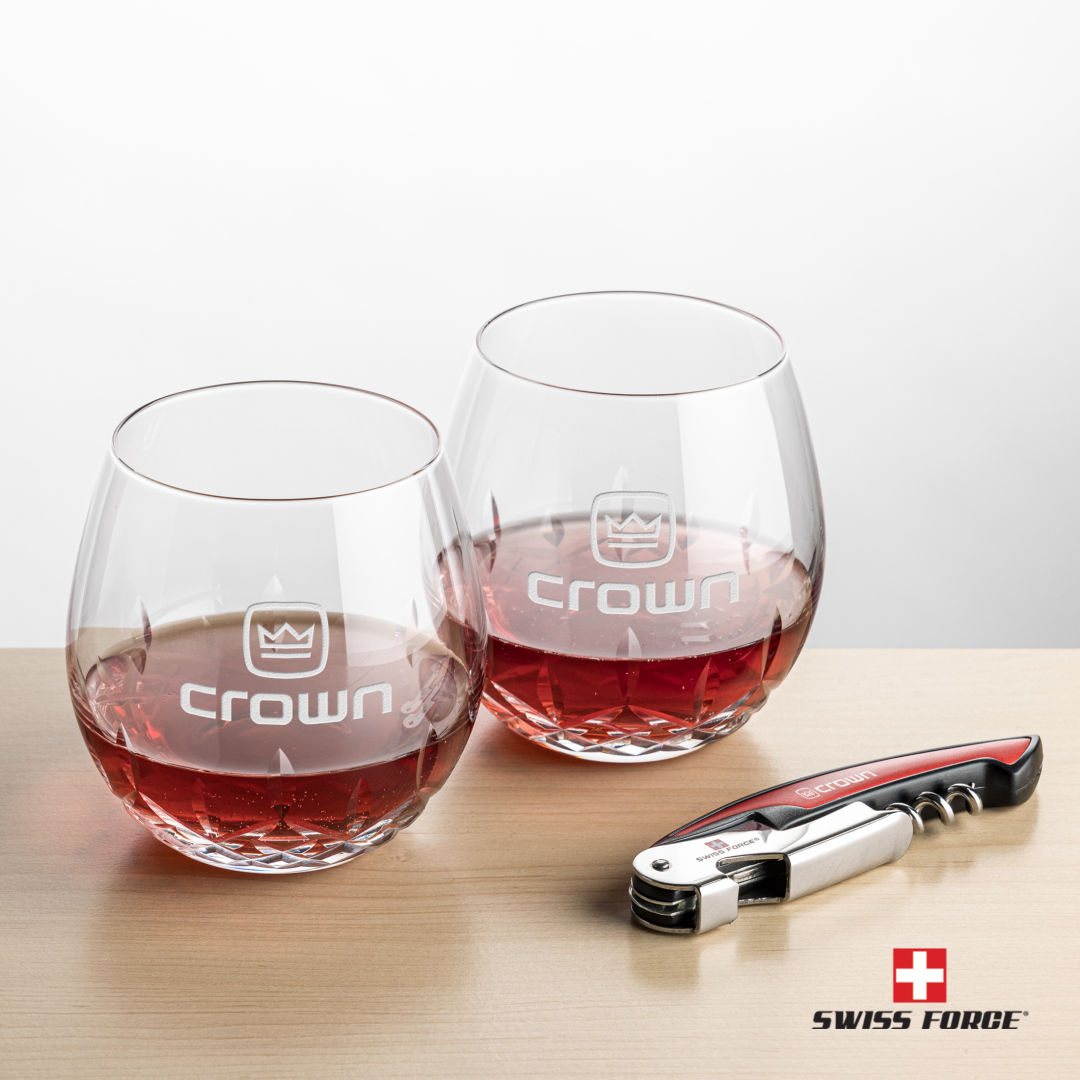 Swiss Force® Opener & Templeton Stemless Wine