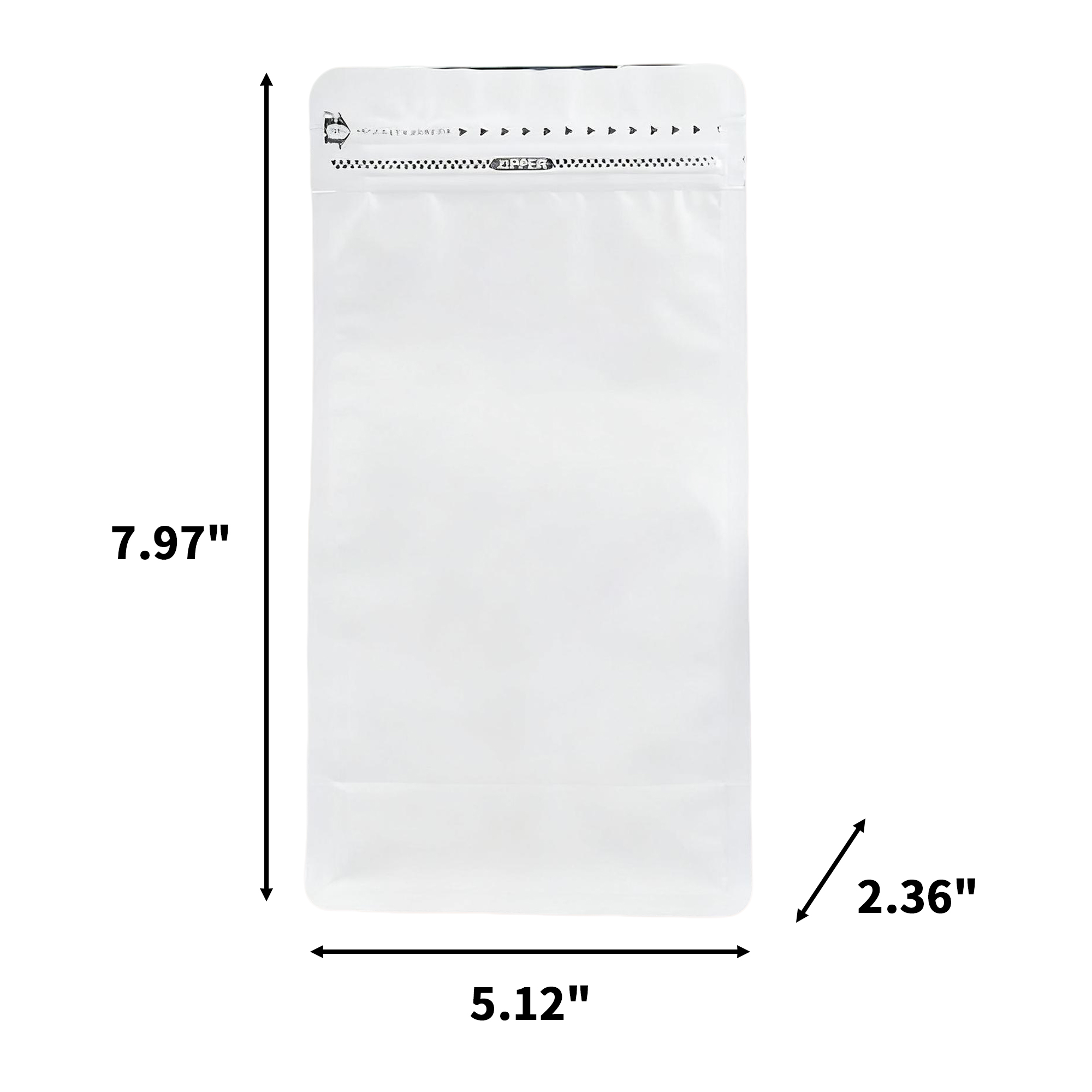 Stand Up Resealable Zipper Lock Pouch, custom plastic bag with logo imprint 4