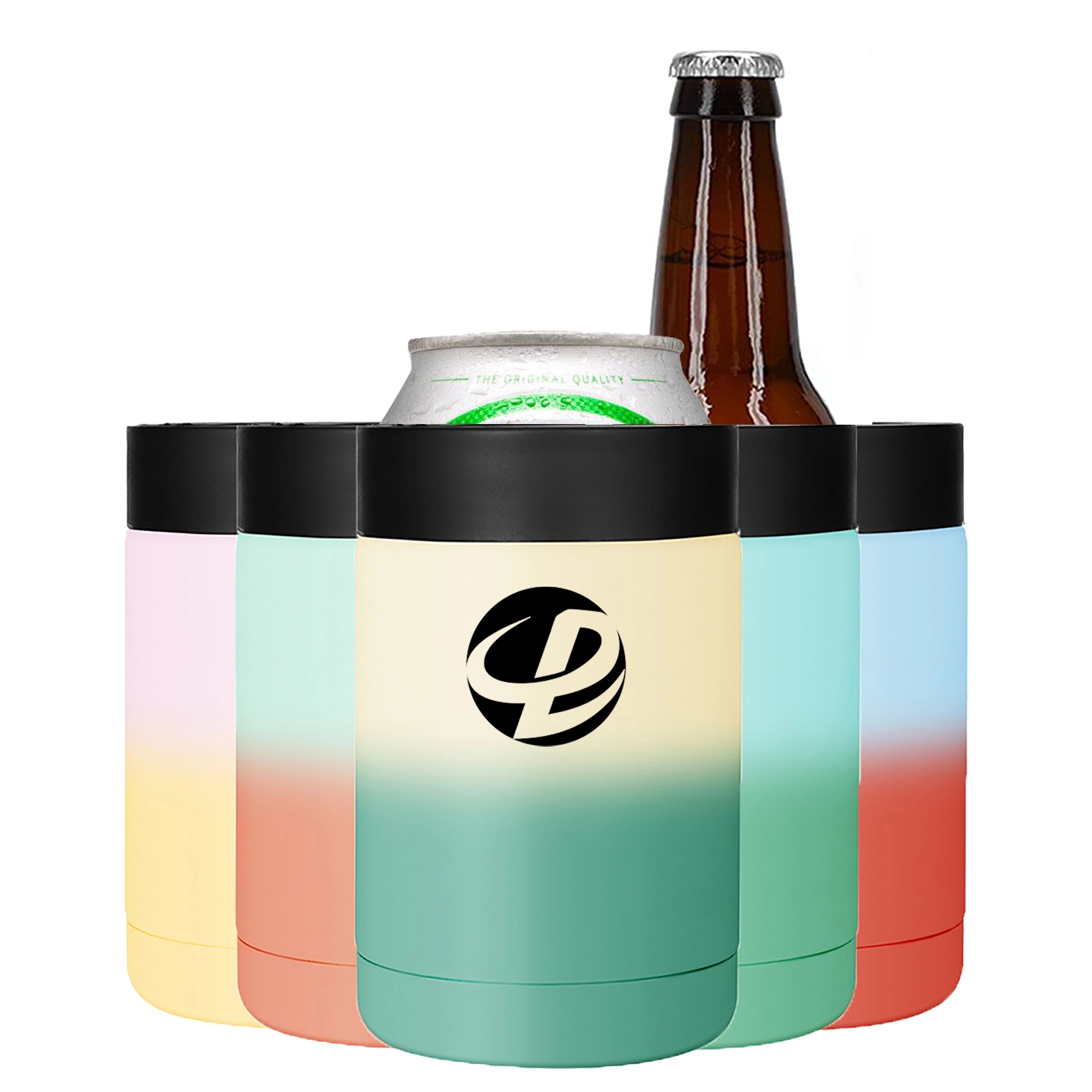 Slim Can Cooler Stainless Steel Double-walled Insulator 12oz 2
