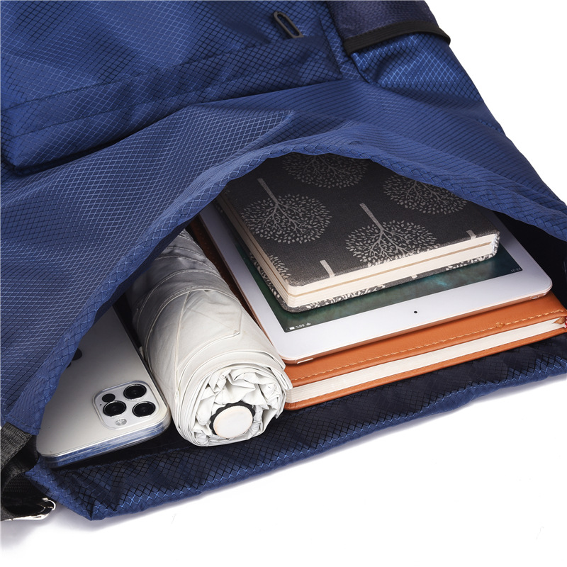 Waterproof Large Sports Drawstring Backpack w/Adjustable Shoulder Strap 28