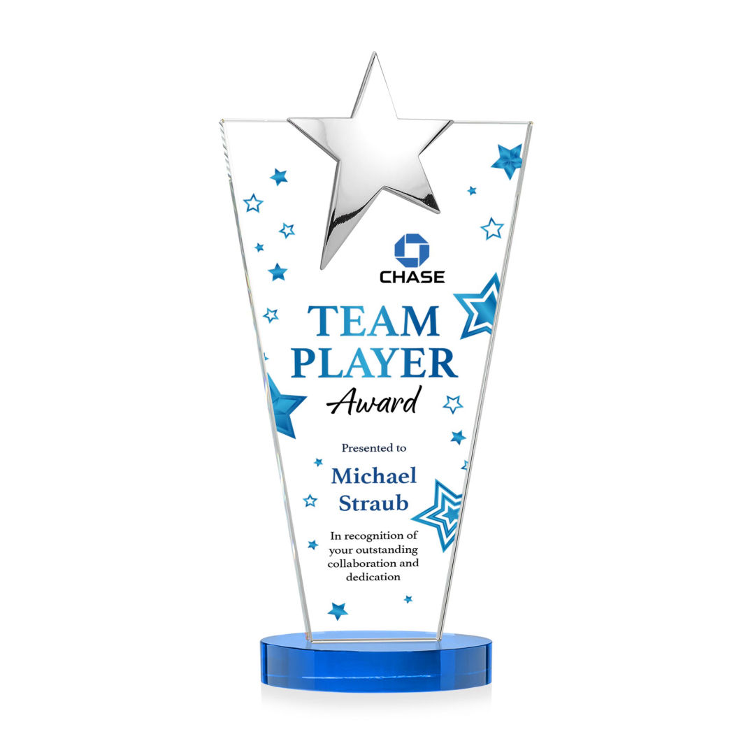 Mantella Chrome Star VividPrint™ Award - Sky Blue 5