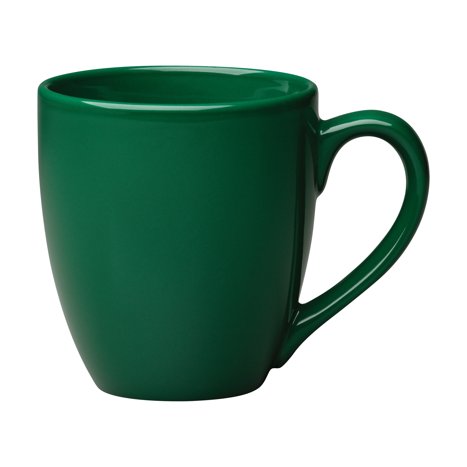 16 oz Dark Green Bistro Mug