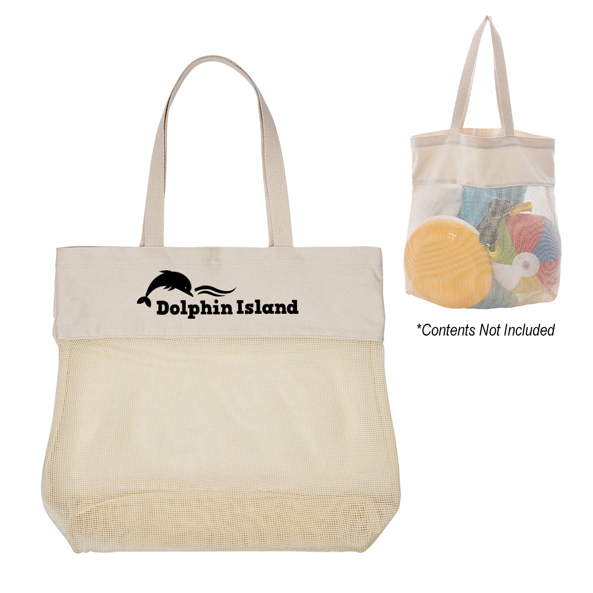 Carlisle Cotton Mesh Tote Bag 7