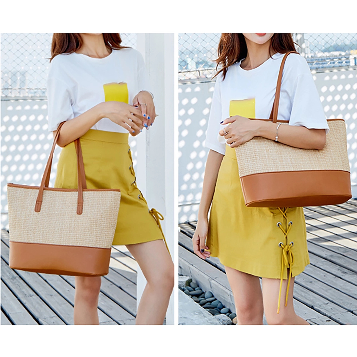 Straw Tote Bag 1