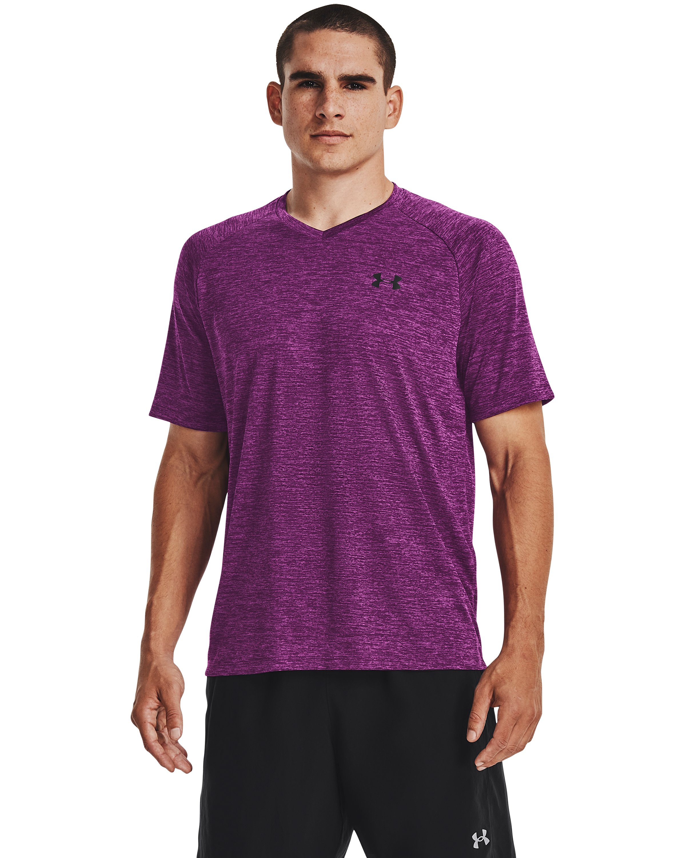 UA Tech Men's V-Neck Short Sleeve 8