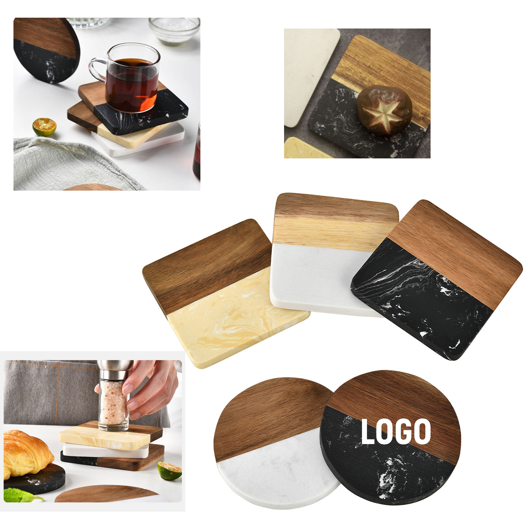 Nordic Style Marble Coaster 4