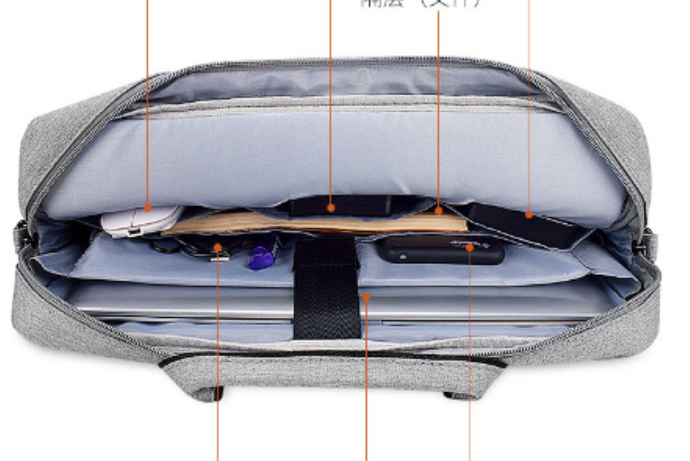 Jacquard Laptop Travel Case with Shoulder Strap 2