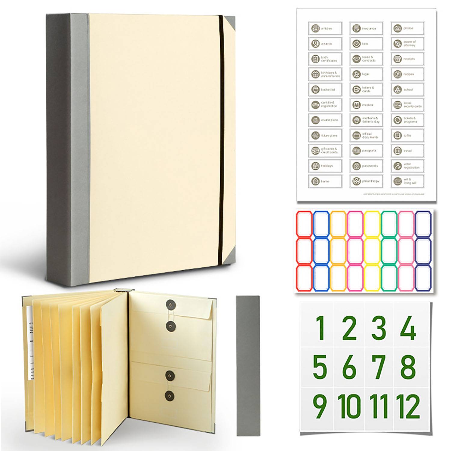 Elegant Accordion Style Fold Out File Holder 5