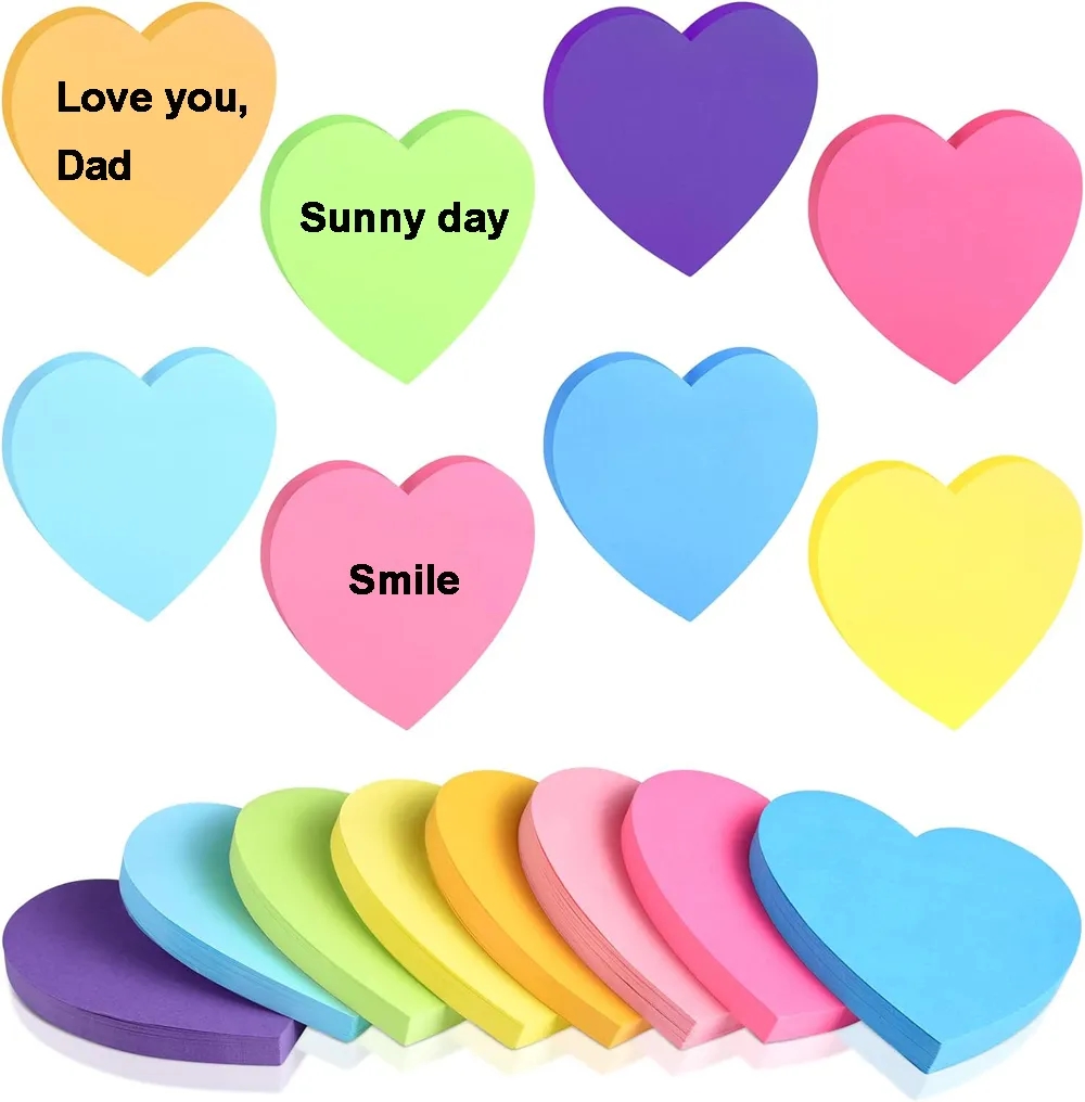 Heart Sticky Notes 6