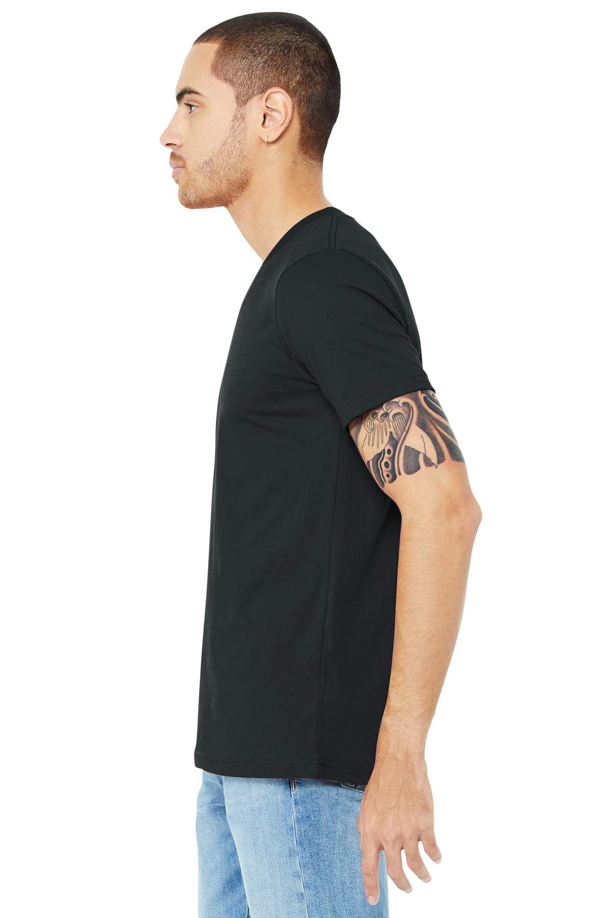 BELLA+CANVAS Unisex Jersey Short Sleeve V-Neck Tee. BC3005 2