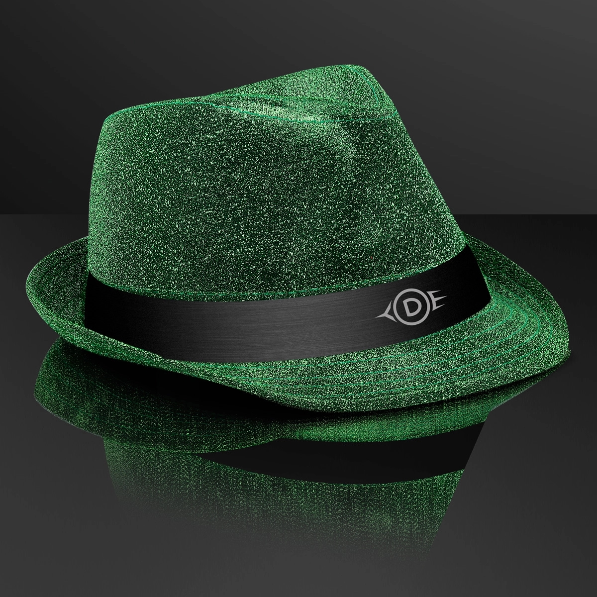 Snazzy Fedora Hat with Black Bands (NON-Light Up) 1