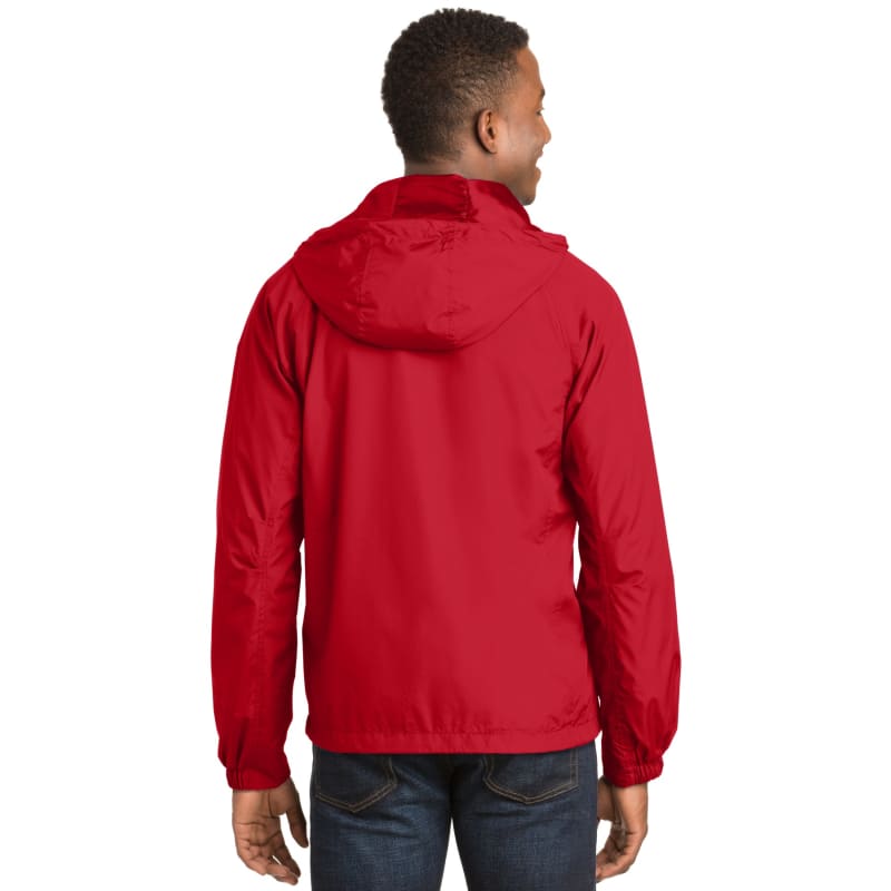 Sport-Tek Hooded Raglan Jacket. 29