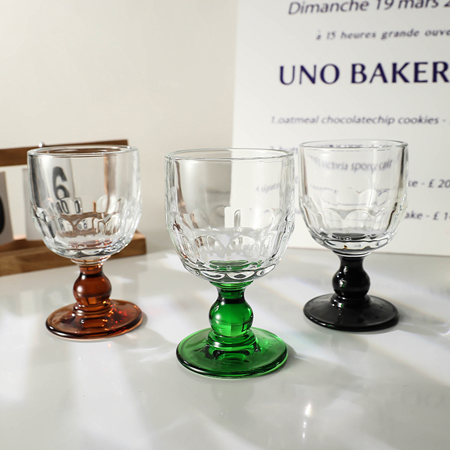 6 Oz Vintage Wine Glasses 5