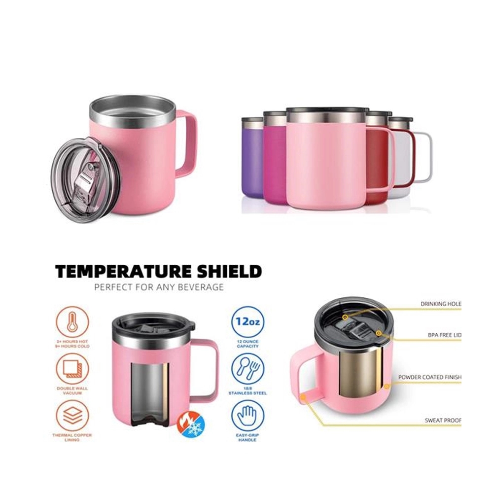 12 oz Stainless Steel Vacuum Insulated Mug 3