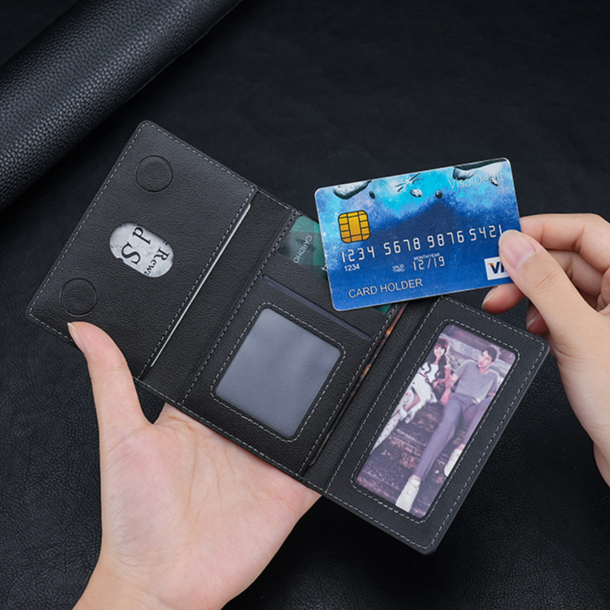 Magnetic Phone Wallet with Card Holder Stand 4