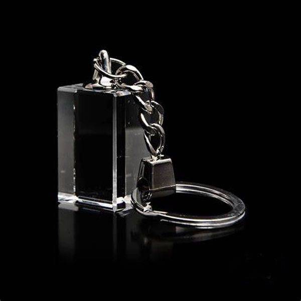 Photo Crystal Keyring - 2D 1
