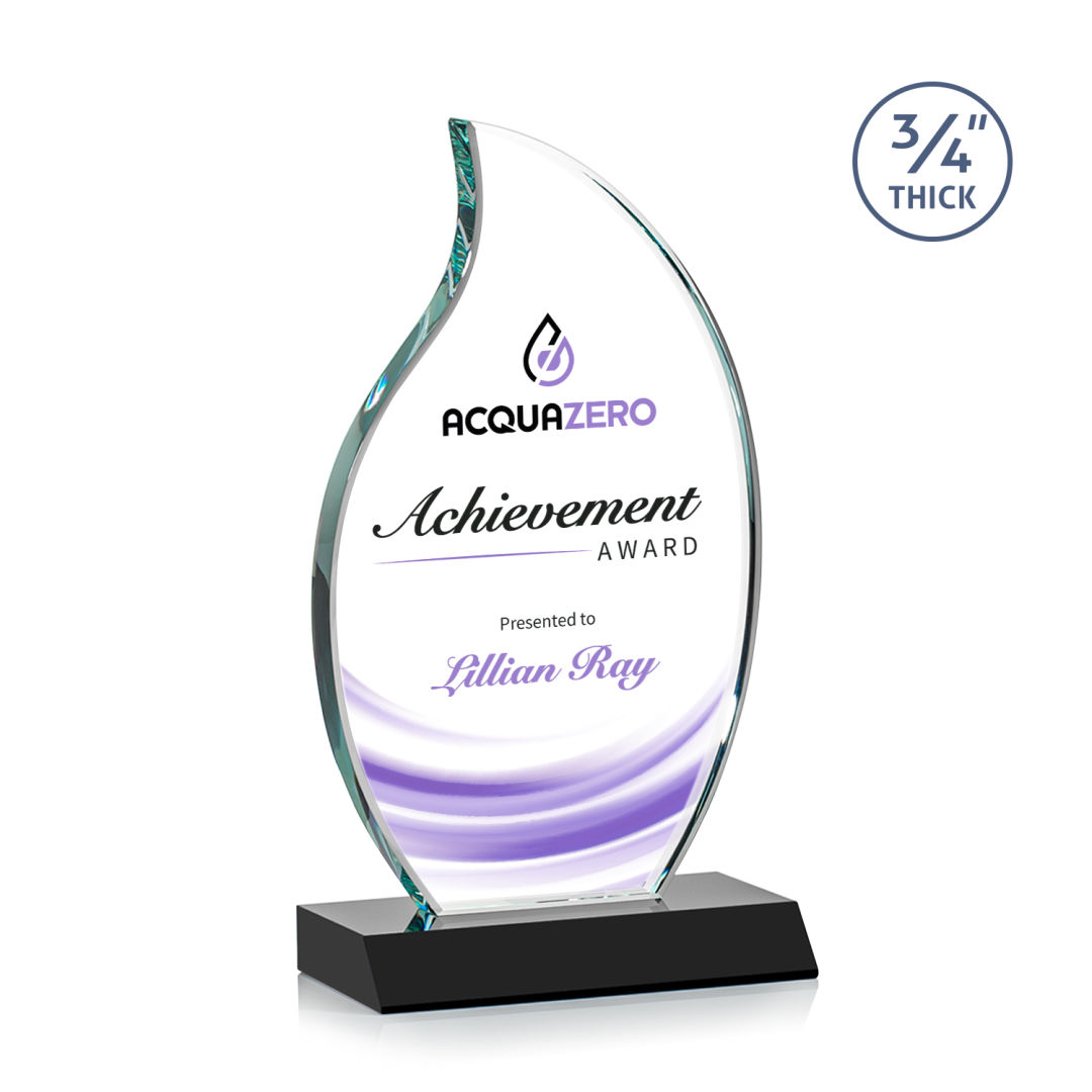 Croydon Flame VividPrint™ Award - Black