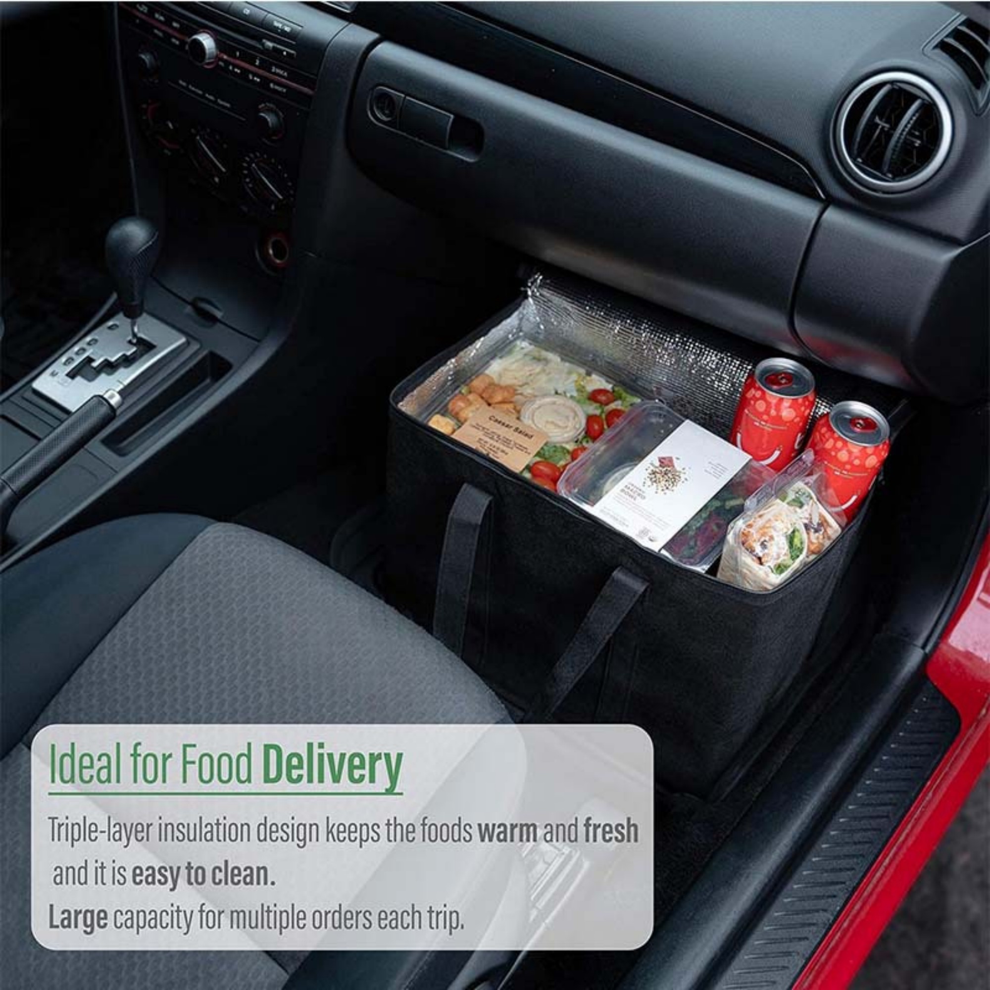 Insulated Grocery Bags With Zippered Top 5