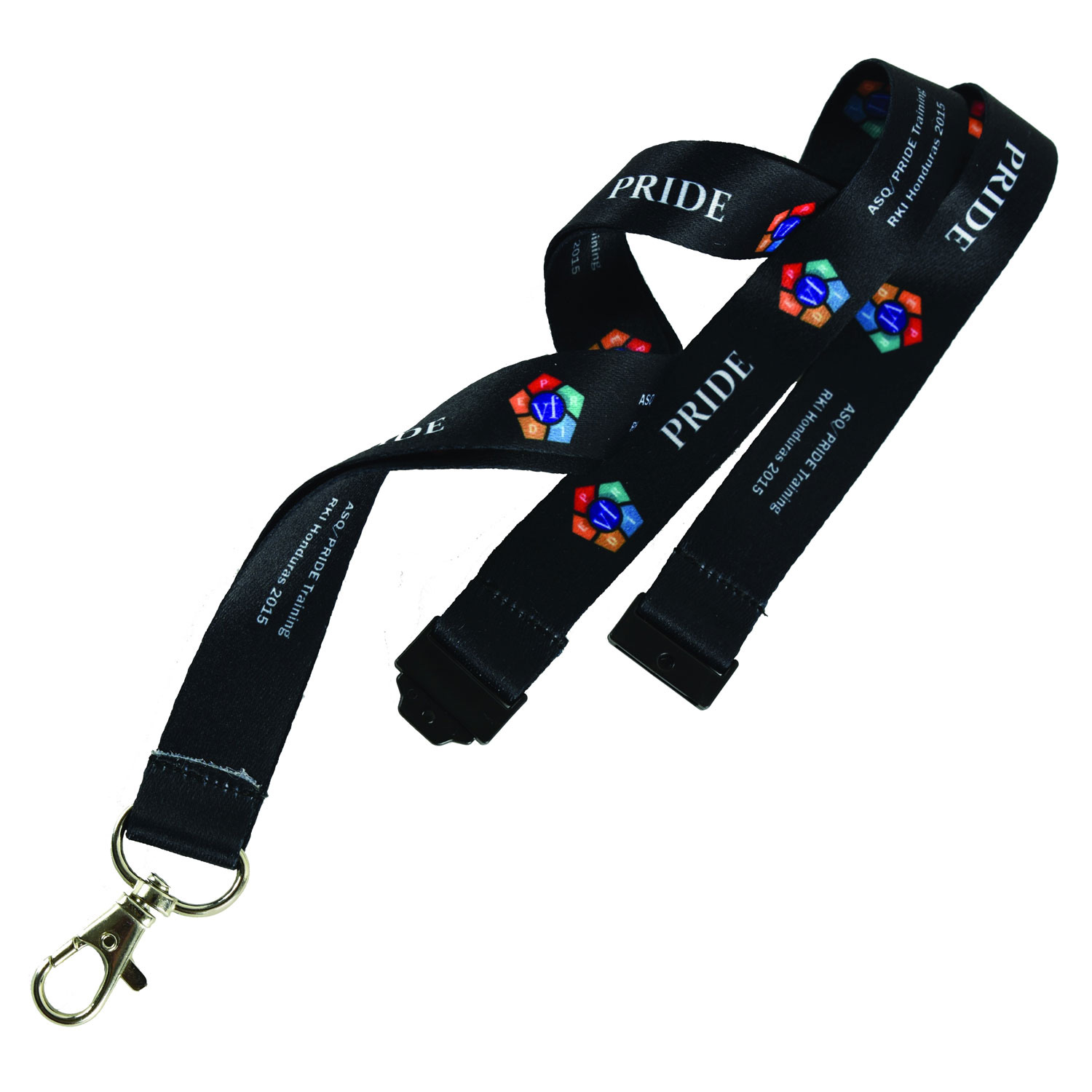 3/4"Dye Sublimation Lanyards with Safety Breakaway 4