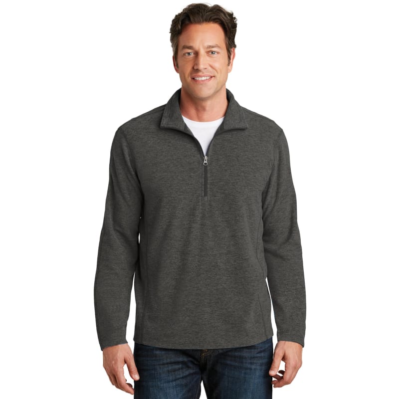 Port Authority Heather Microfleece 1/2-Zip Pullover. 14