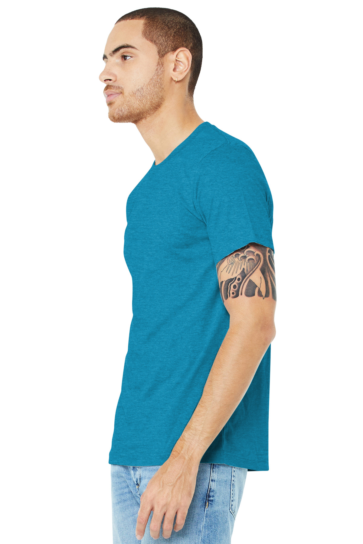 BELLA+CANVAS® Unisex Heather CVC Short Sleeve Tee 68