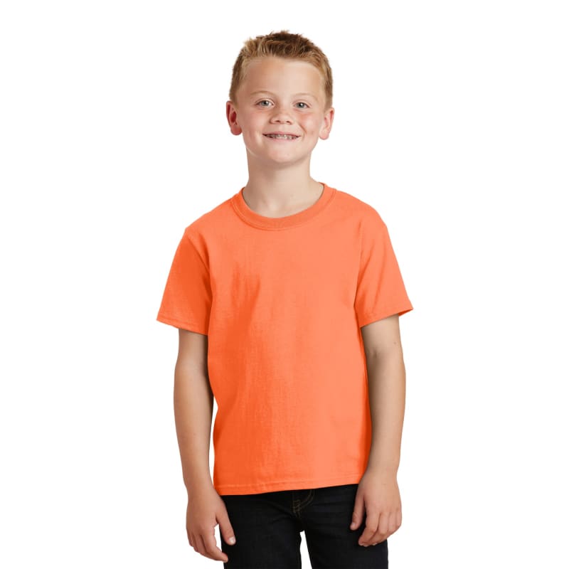 Port & Company - Youth Core Cotton Tee. 130