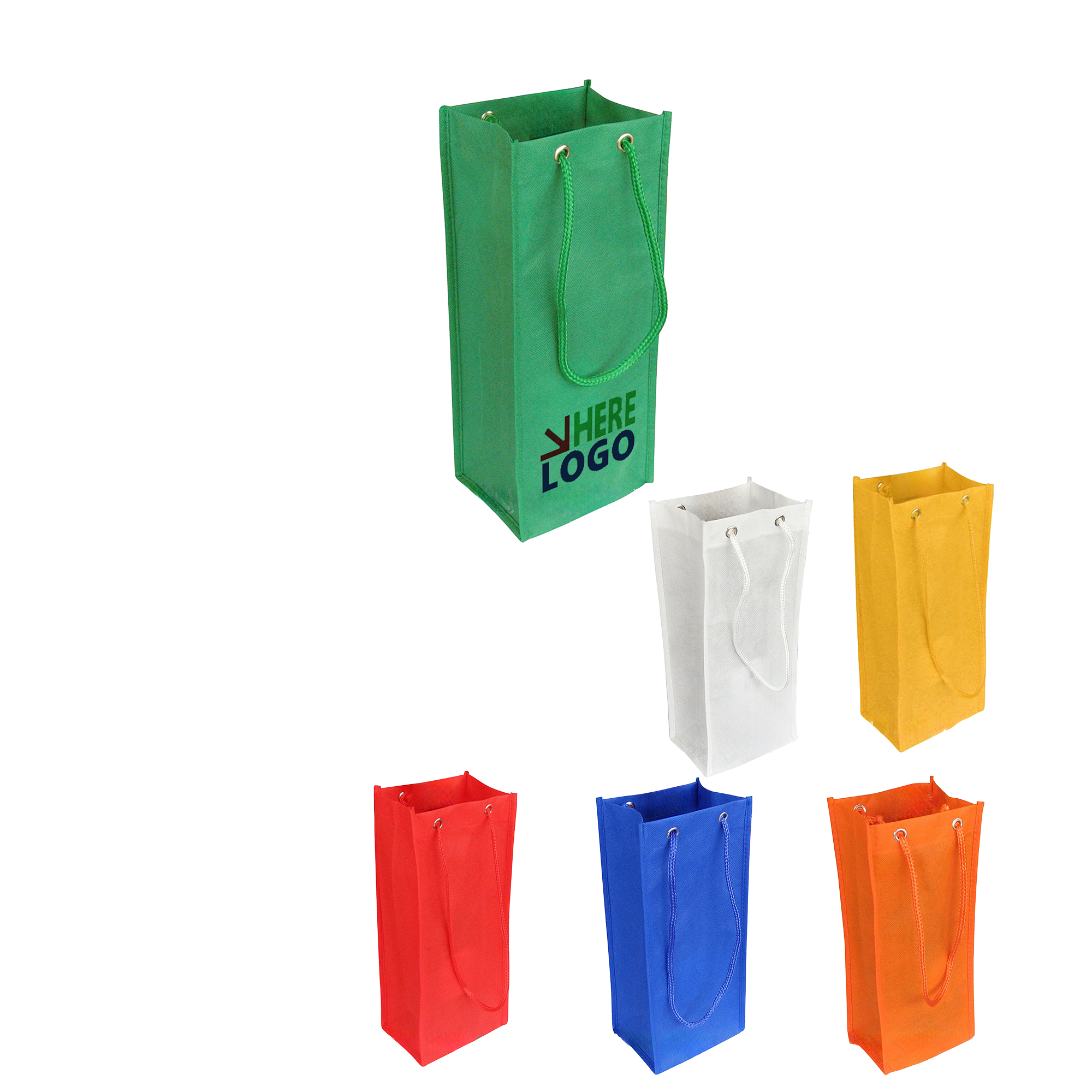 Wine Non Woven Tote Bags 1