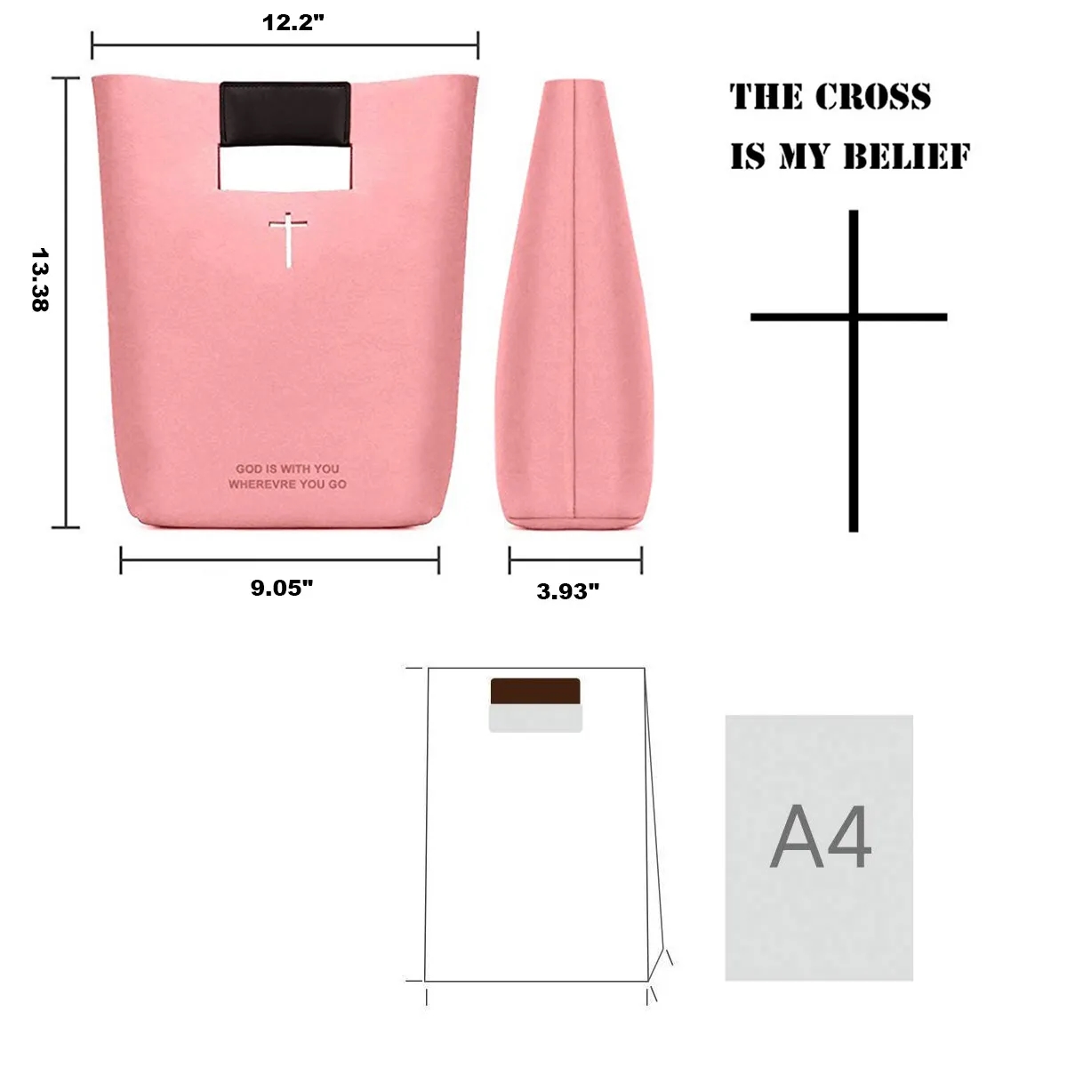 Sacred Style Elegant  Spacious Bible Bags 3