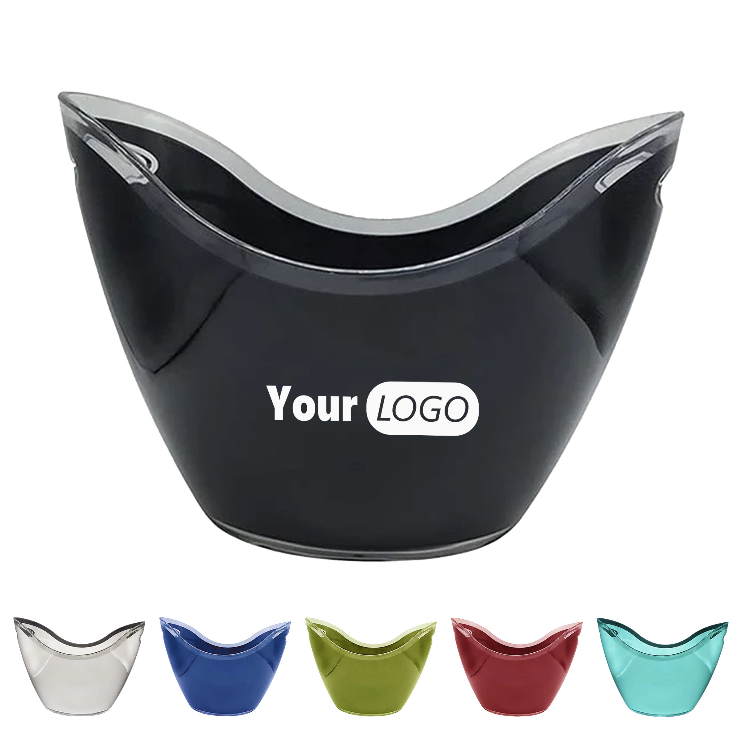Pvc Stylish 8L Ice Bucket With Handles ?C Perfect For Parties 2