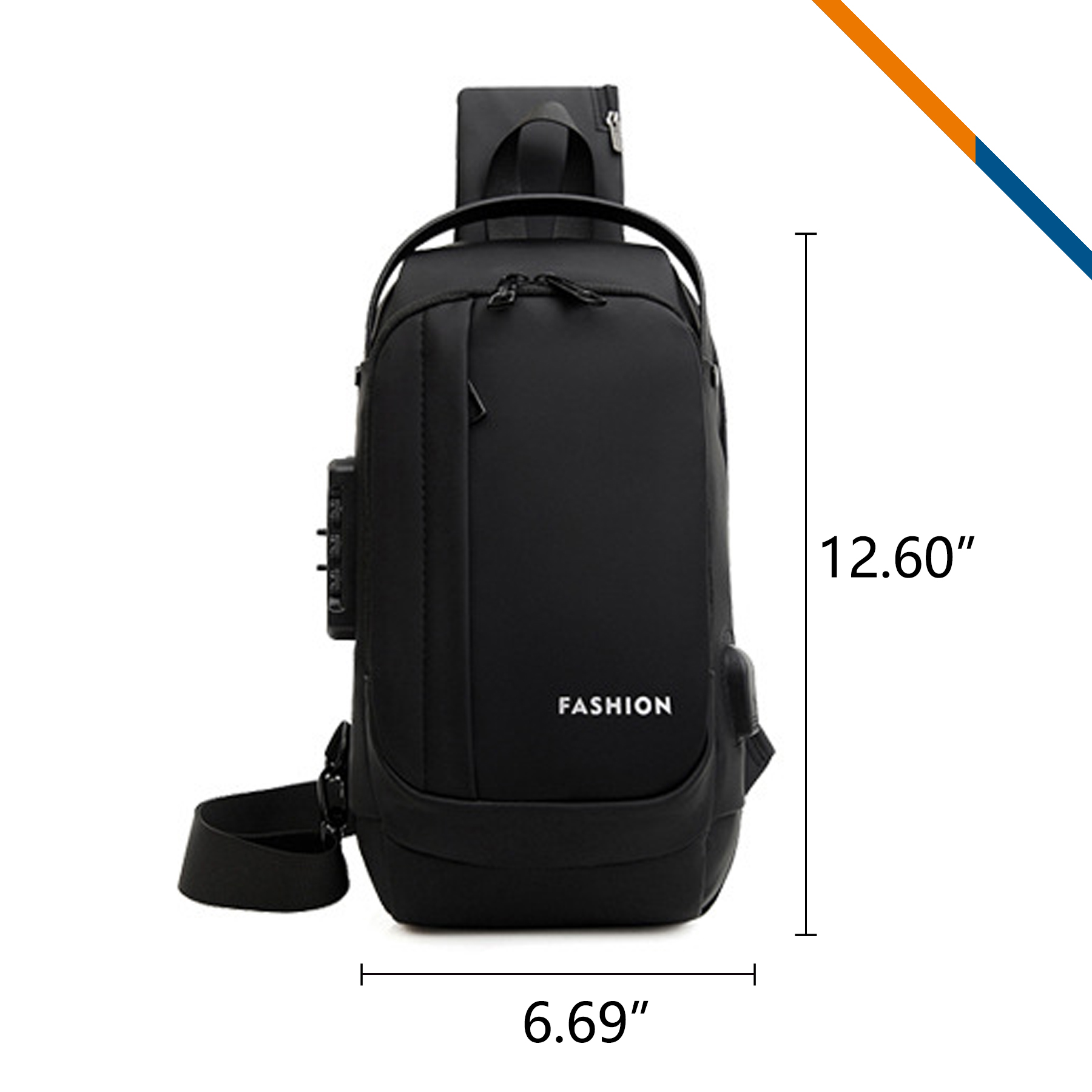 Ridge Sling Bag With Lock 8