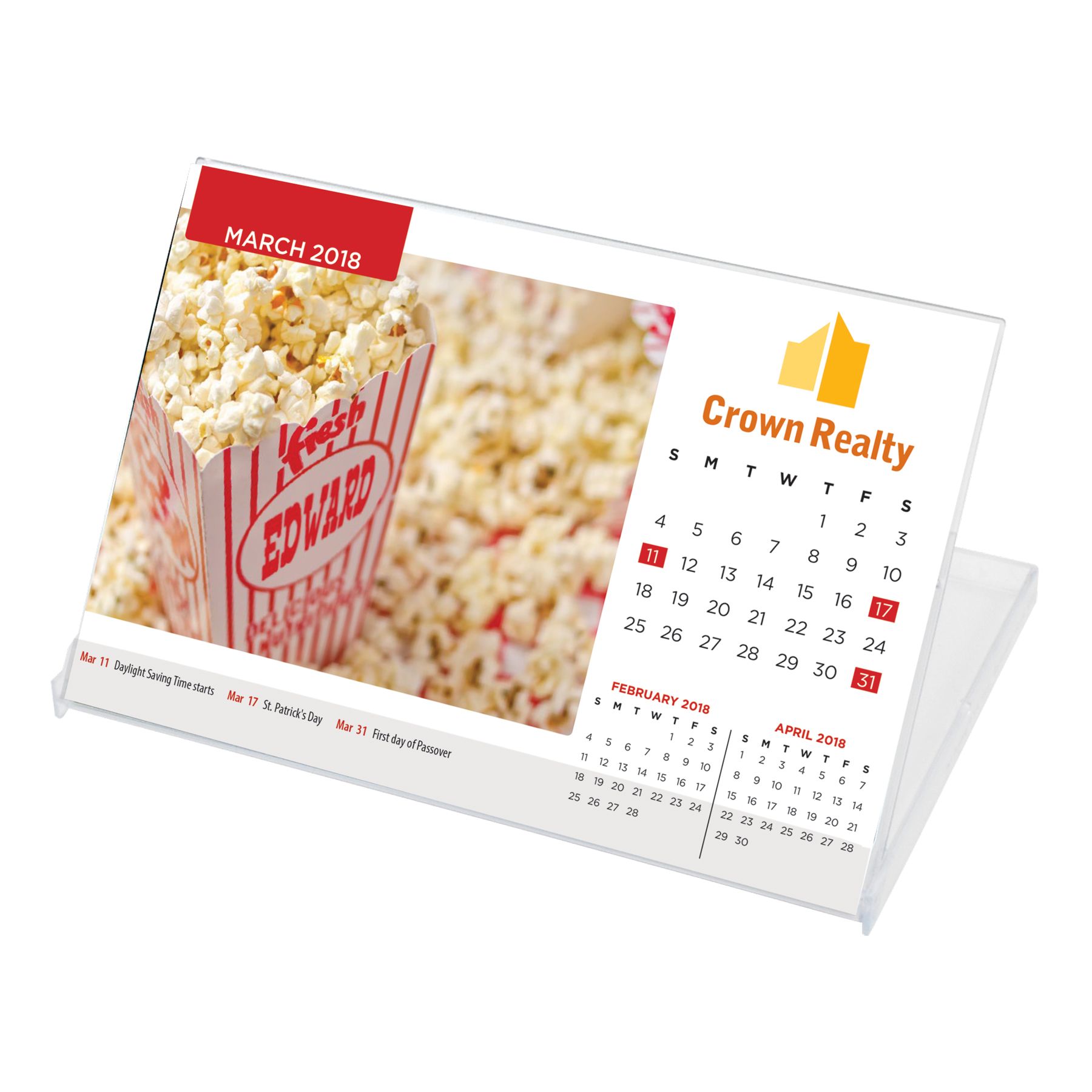 Jewel Case Calendar w/Name Personalization (4x6) 3