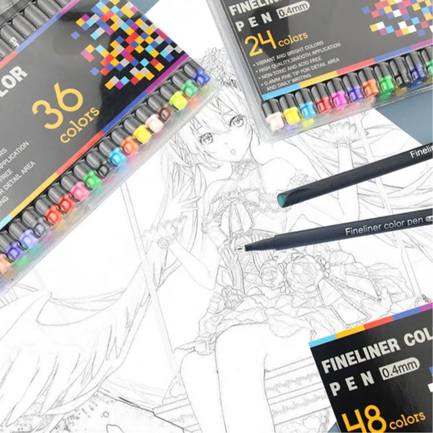 Waterproof Art Drawing Pen 4