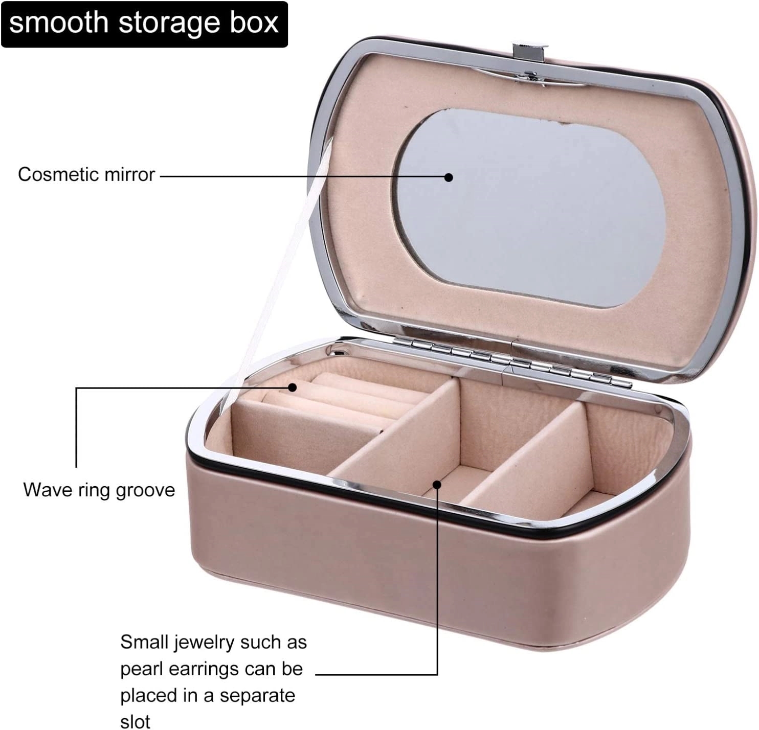 Travel Mirror Jewelry Box 2