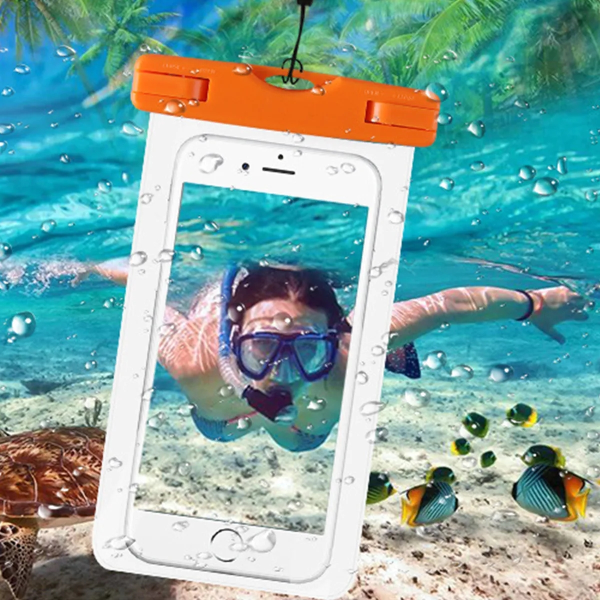 Waterproof Bags Cases W/ Strap Submersible Cellphones Cover 3