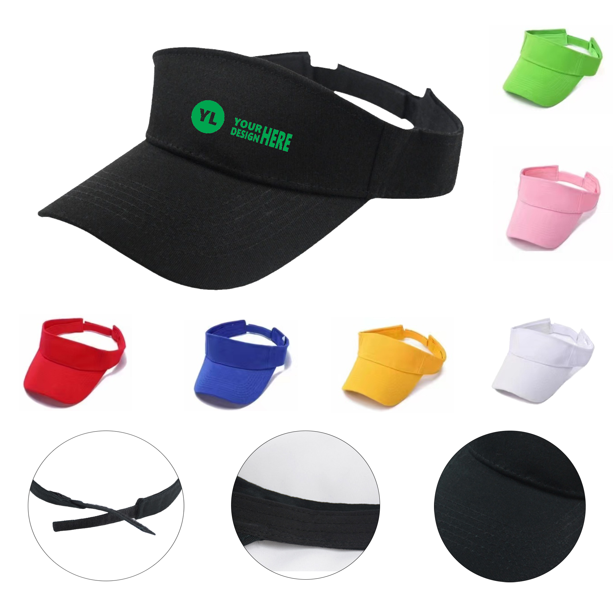 Summer Outdoor Sports Sun Hat MOQ 50PCS 2