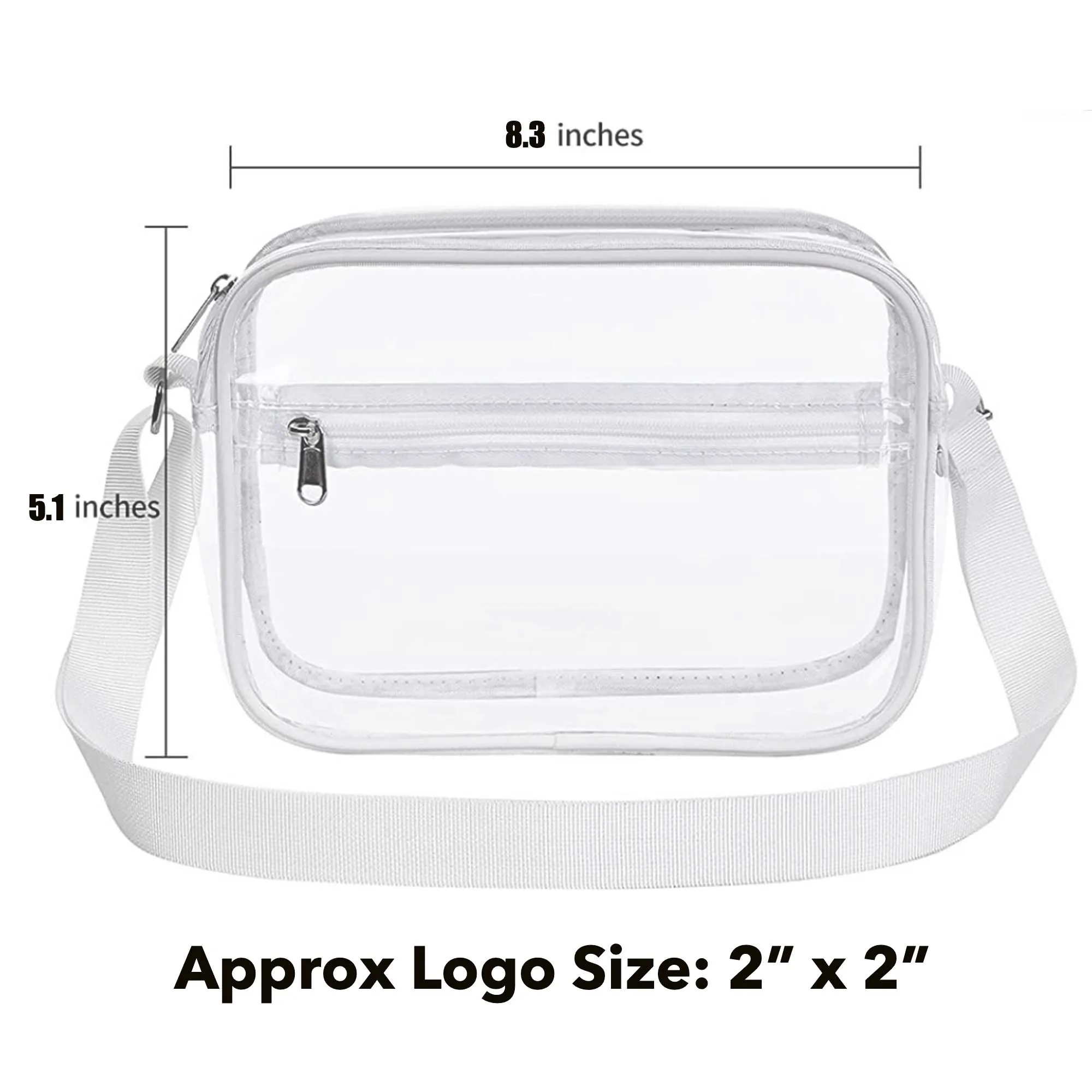 MOQ50 Clear PVC Sling Bag 2