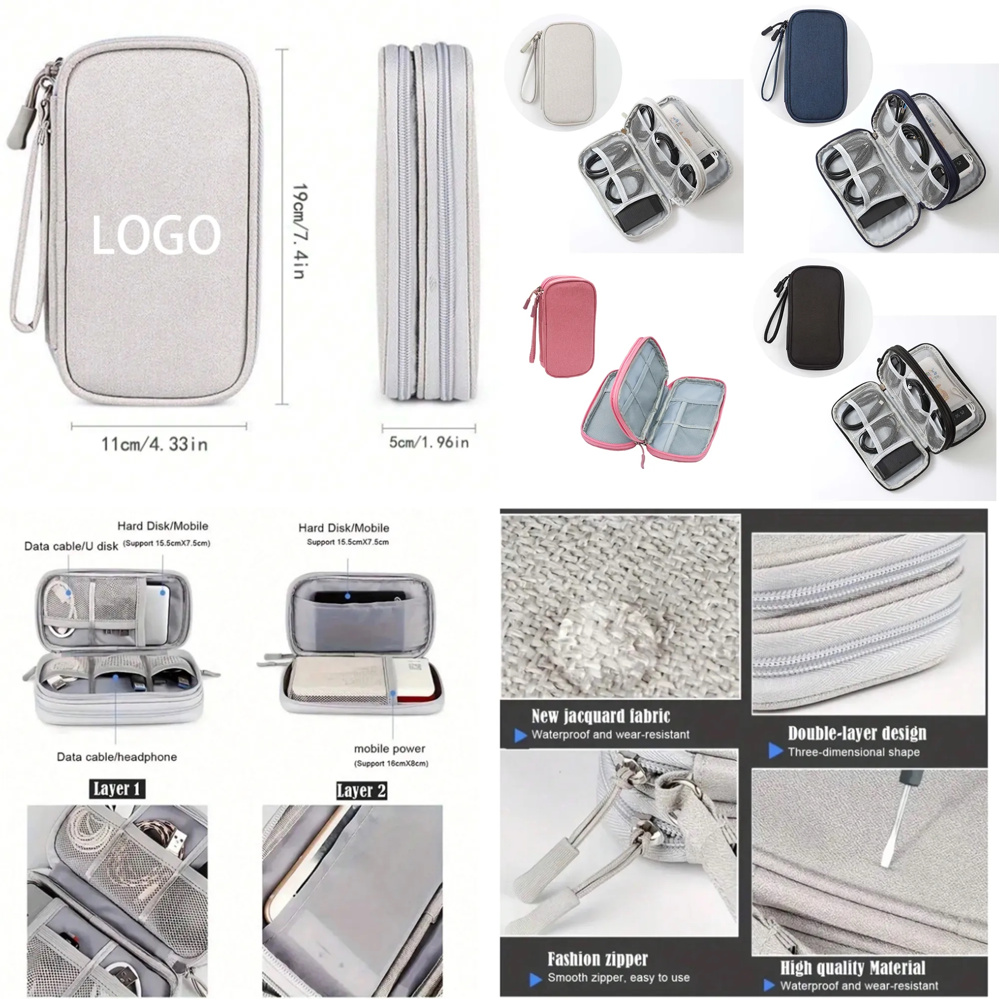 Electronics Pouch Bag for Cable 2