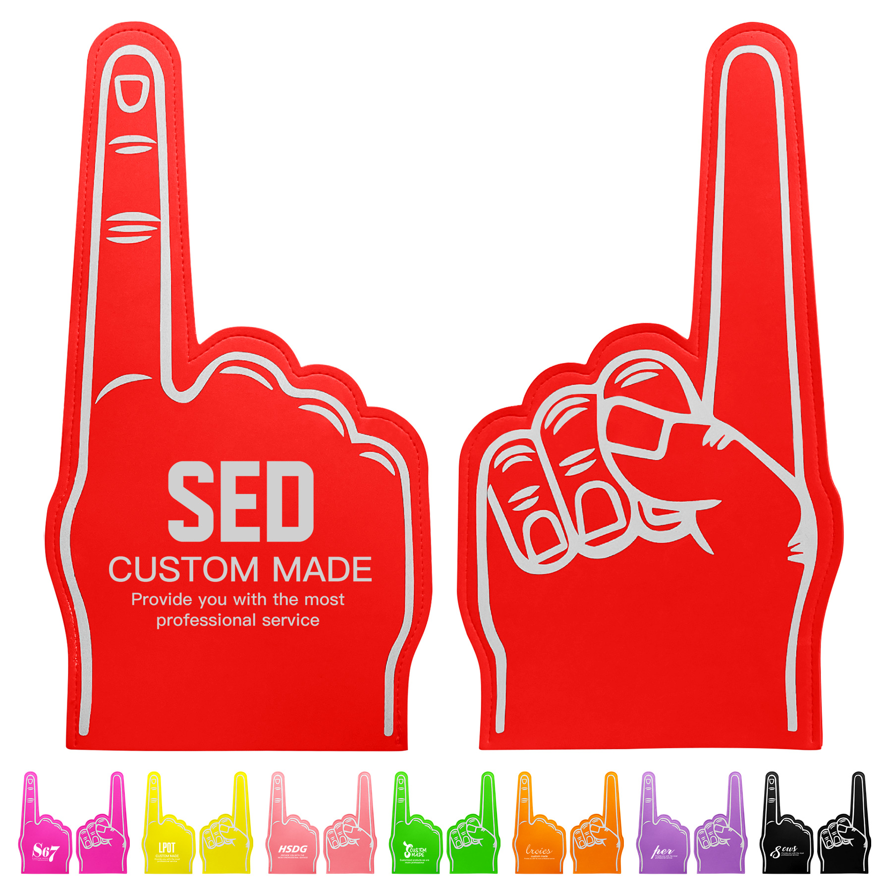EVA Foam Cheer Gloves 7