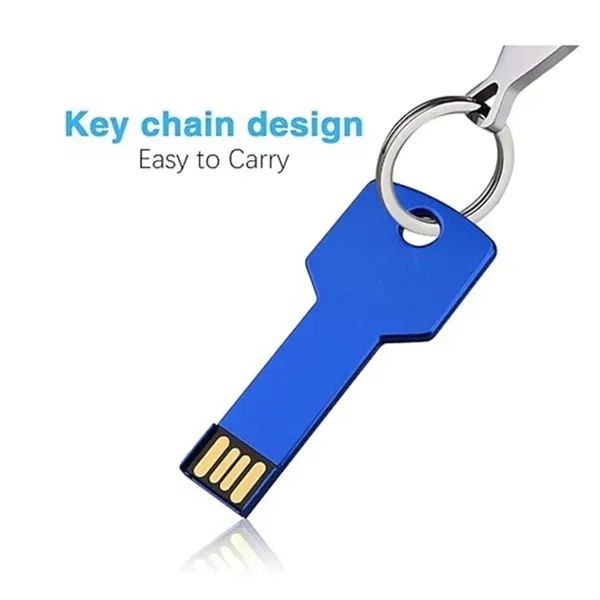 32GB Metal Keychain USB Flash Drive - Creative Design 22