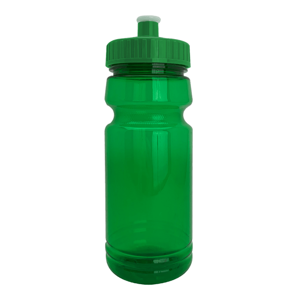 Cycle 24oz Recycled Transparent Bike Bottle w/Push-Pull Lid 41